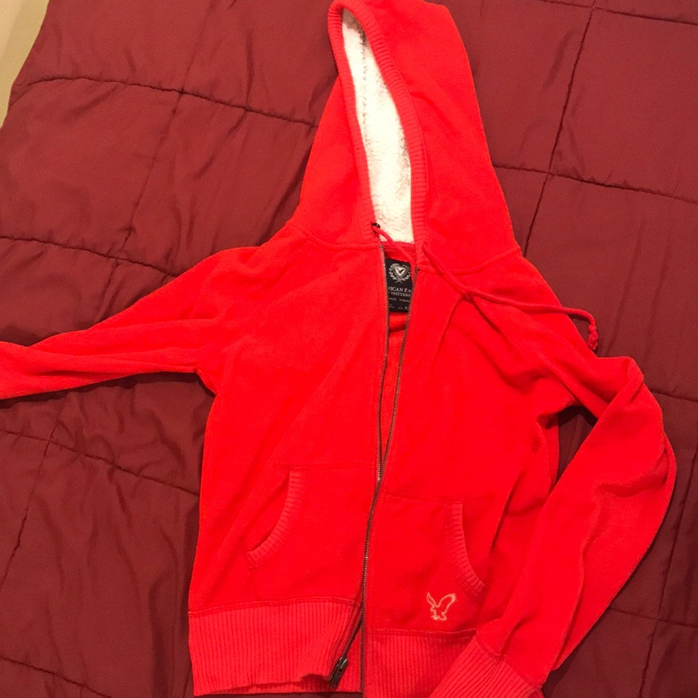 Fleece zip up jacket